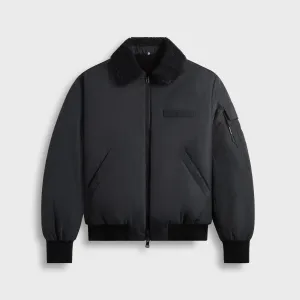 Lace Detail Moncler Maulevrier Bomber - Black