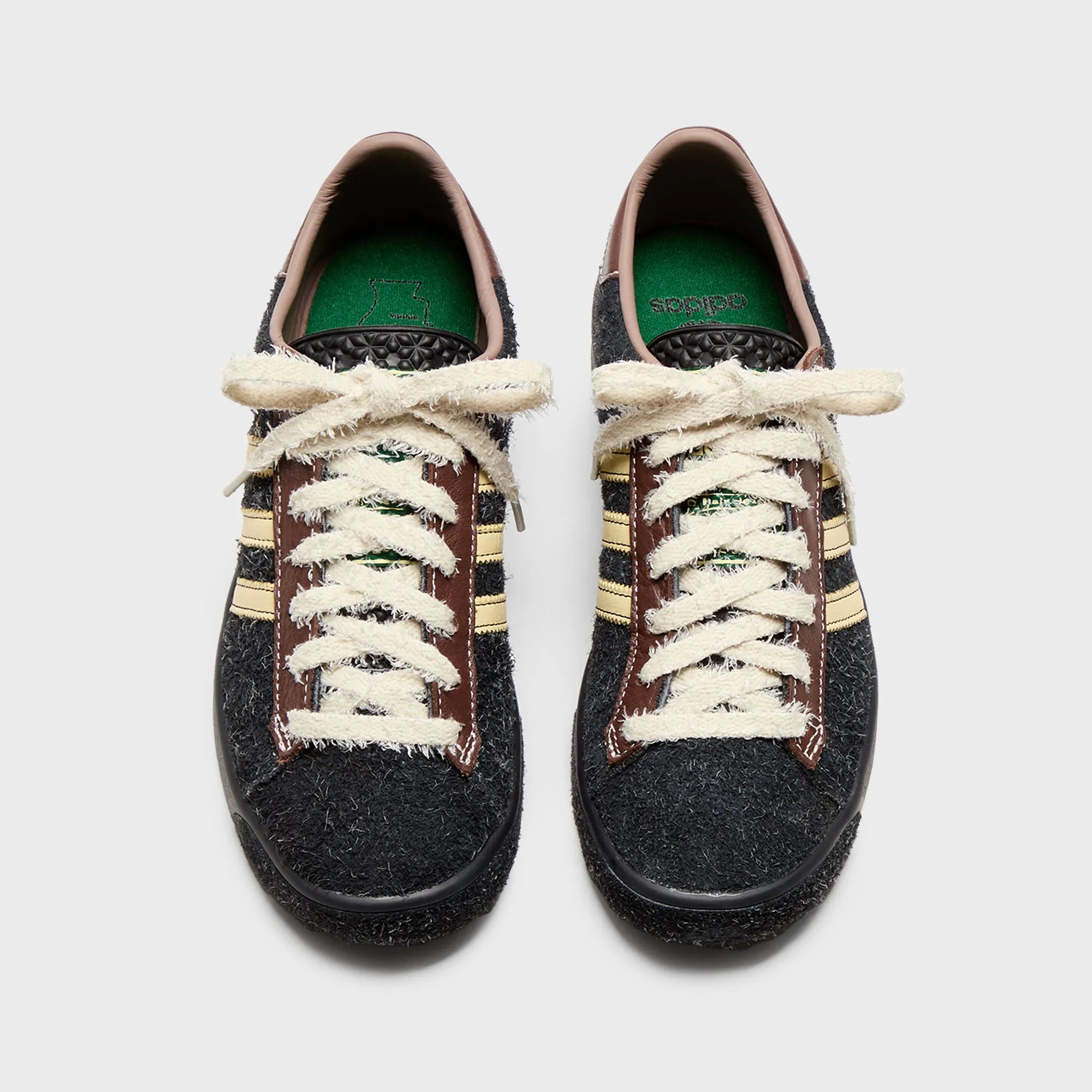 Comfortable Binding Structure Adidas X Brain Dead Forest Hills - Core Black / Pantone / Branch