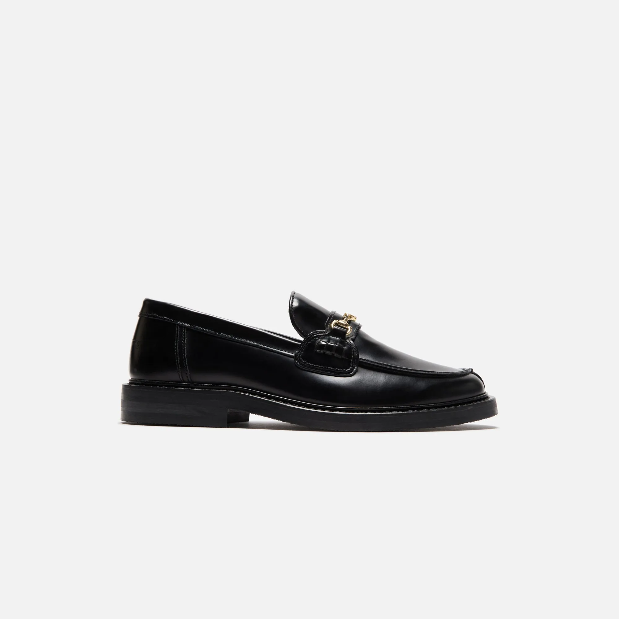 Comfortable Heel Pad Filling Pieces Loafer Polido - Black