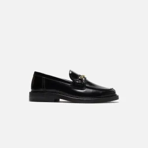 Comfortable Heel Pad Filling Pieces Loafer Polido - Black