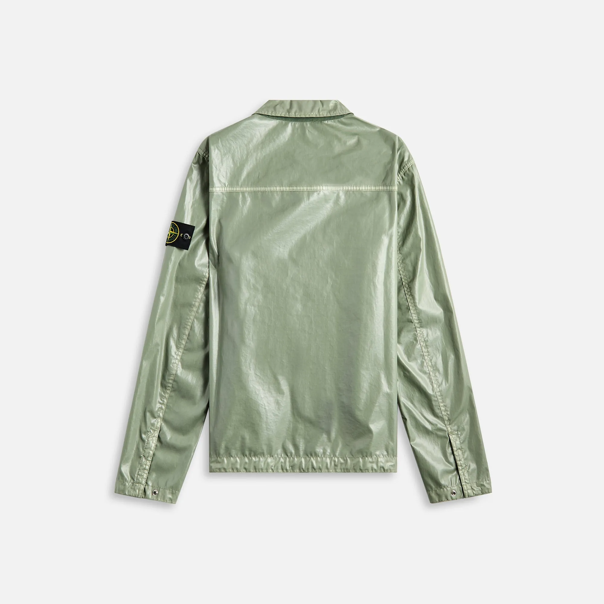 Comfortable Cup Edge Feel Stone Island Mussola Gommata-Tc Garment Dyed Jacket - Sage