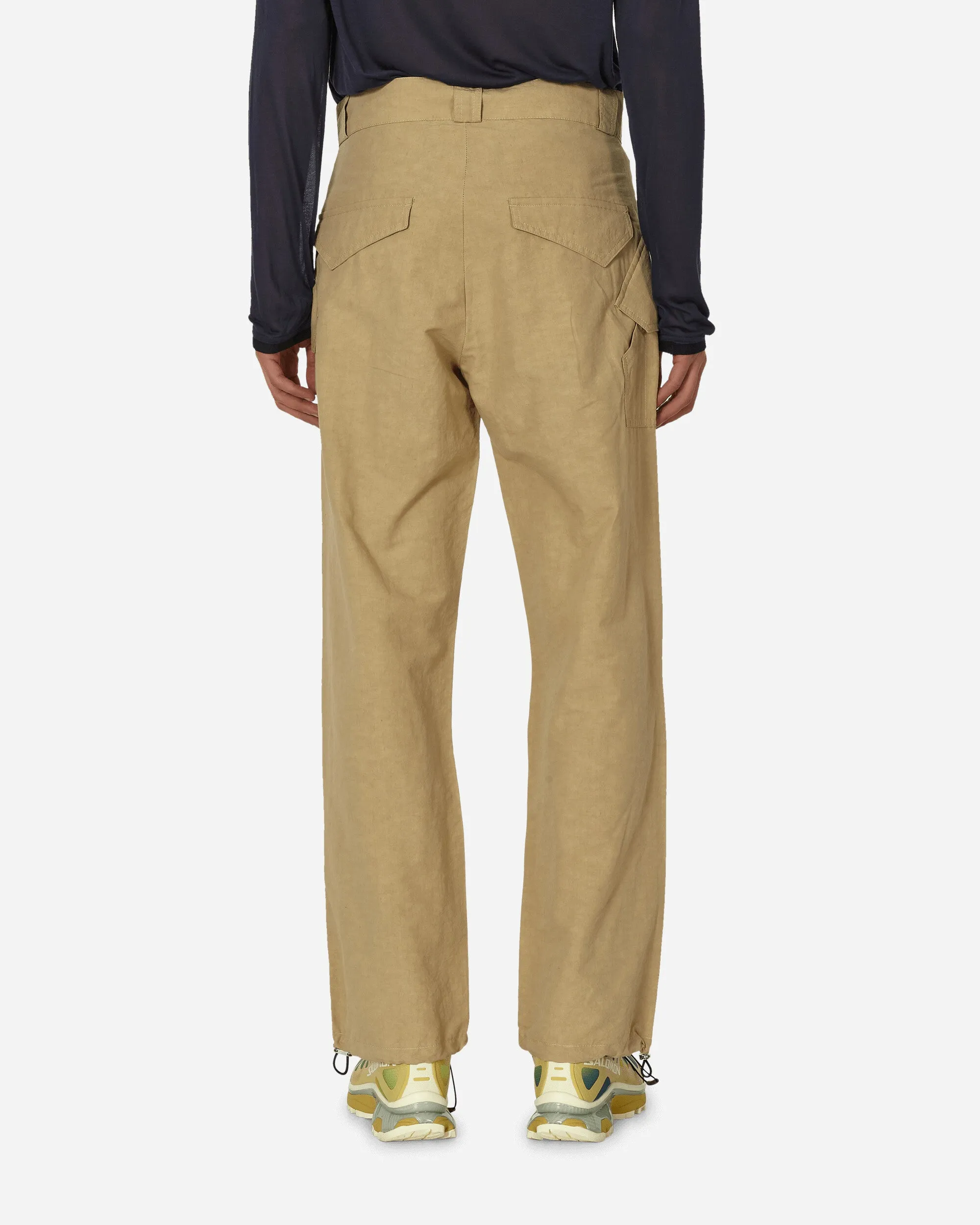 Stymir Pants Beige Comfortable Sleeve Straps