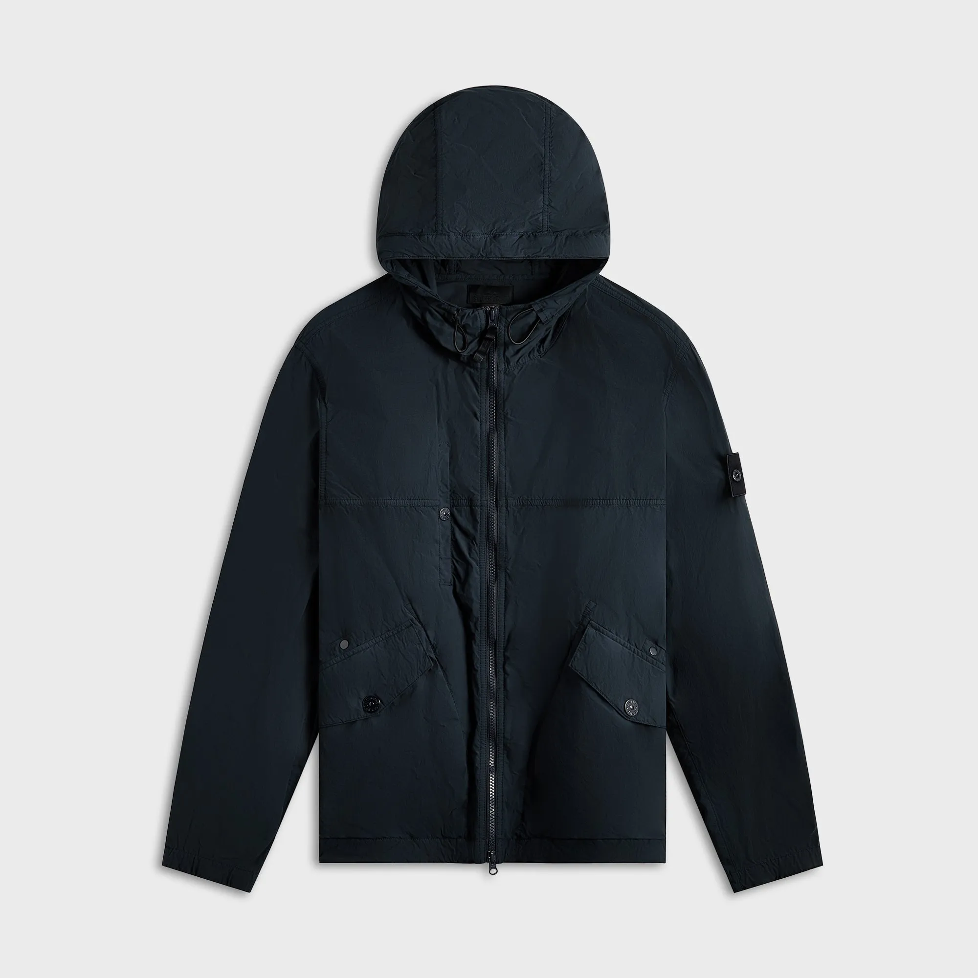 Stone Island Short Parka Ghost - Navy Viable Option Textured Knit