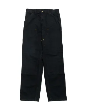 Complex Construction Carhartt W.I.P. Double Knee Pant Black Aged Canvas
