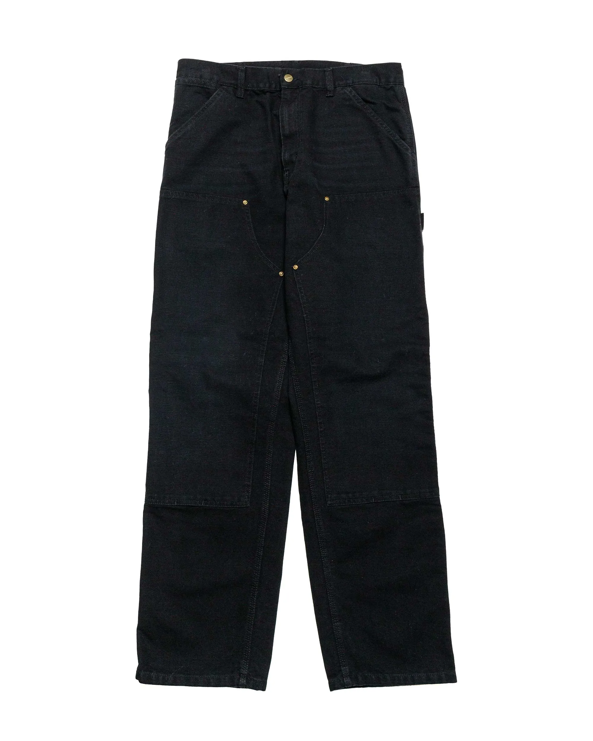 Complex Construction Carhartt W.I.P. Double Knee Pant Black Aged Canvas