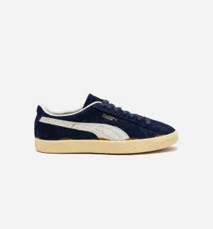 Suede Vtg Neverworn Navy Mens Lifestyle Shoe - Navy/White Silent Operation Comfortable Concept