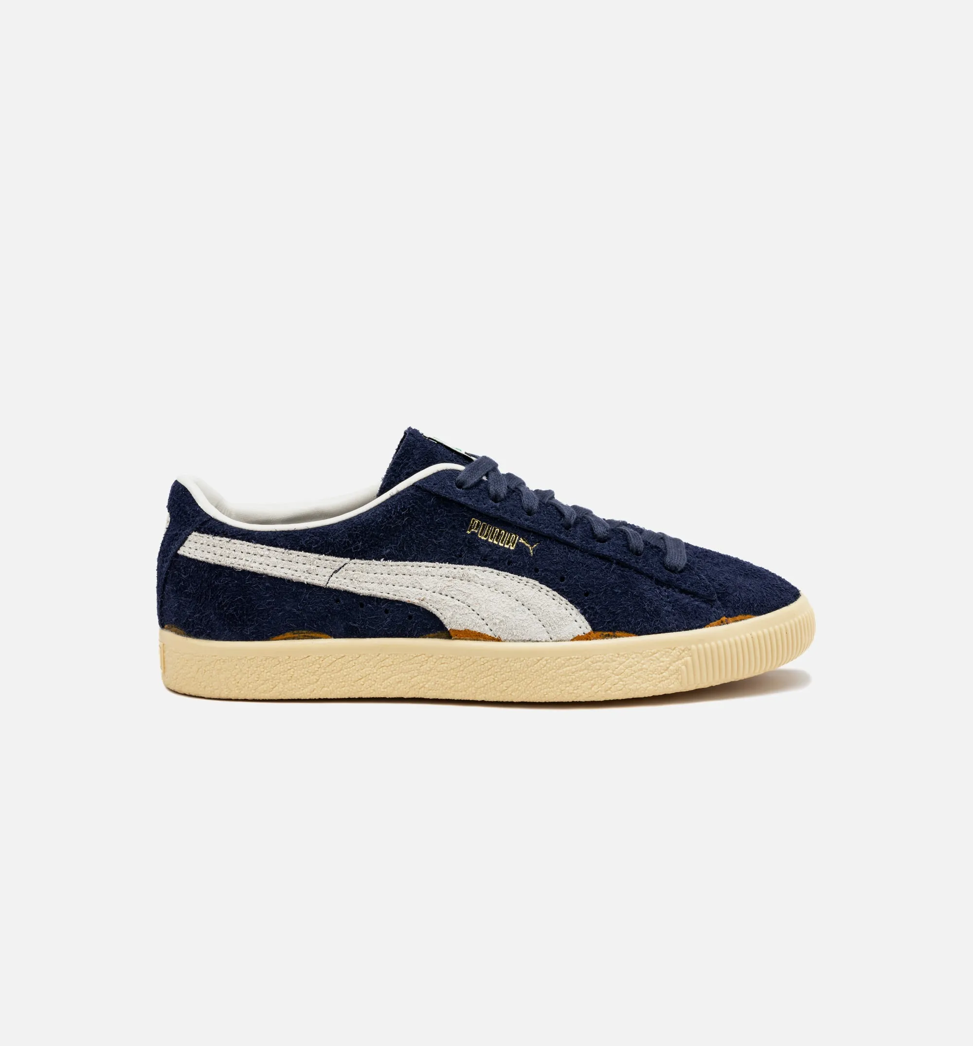 Suede Vtg Neverworn Navy Mens Lifestyle Shoe - Navy/White Silent Operation Comfortable Concept