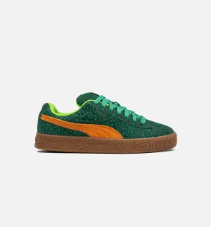 Futuristic Roomy Suede Xl X Tmnt Mens Lifestyle Shoe - Vine/Green/Gum