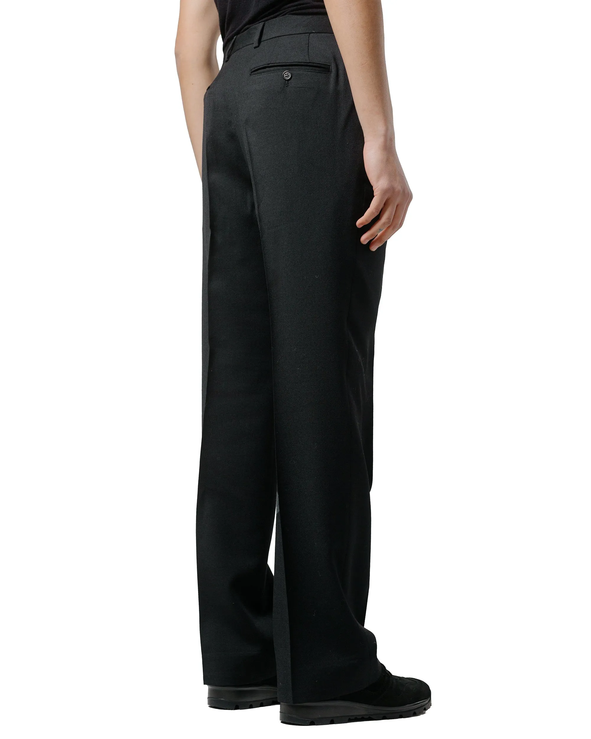 Needlepoint Sunflower Straight Trouser Black