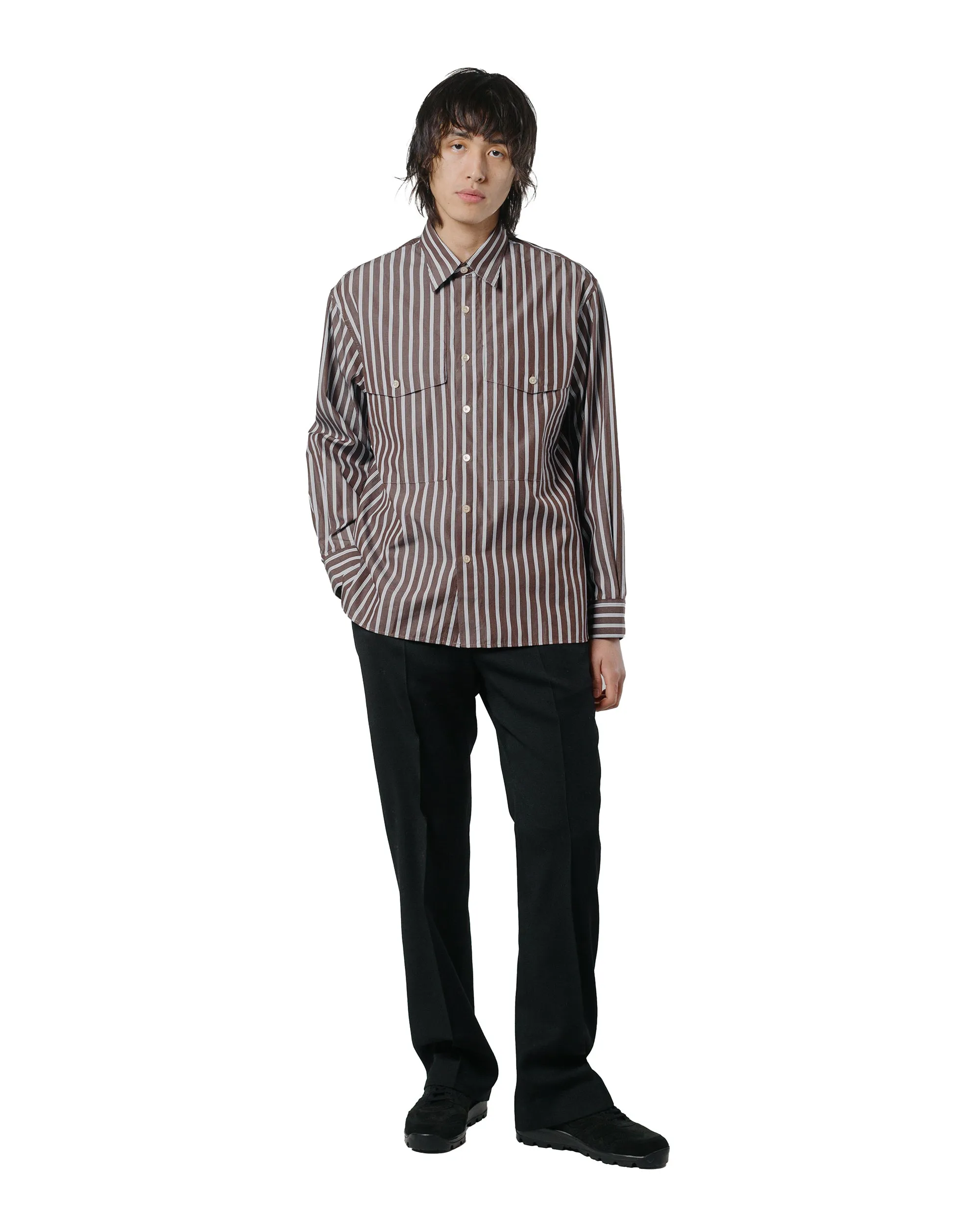 Sunflower Straight Trouser Black Lightweight Ankle