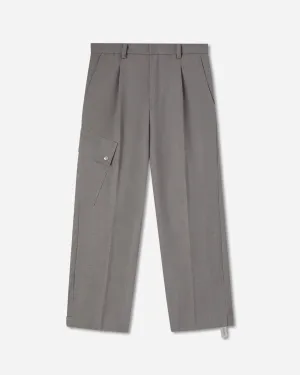 Men'S Combine Pants Gray Multi Pattern