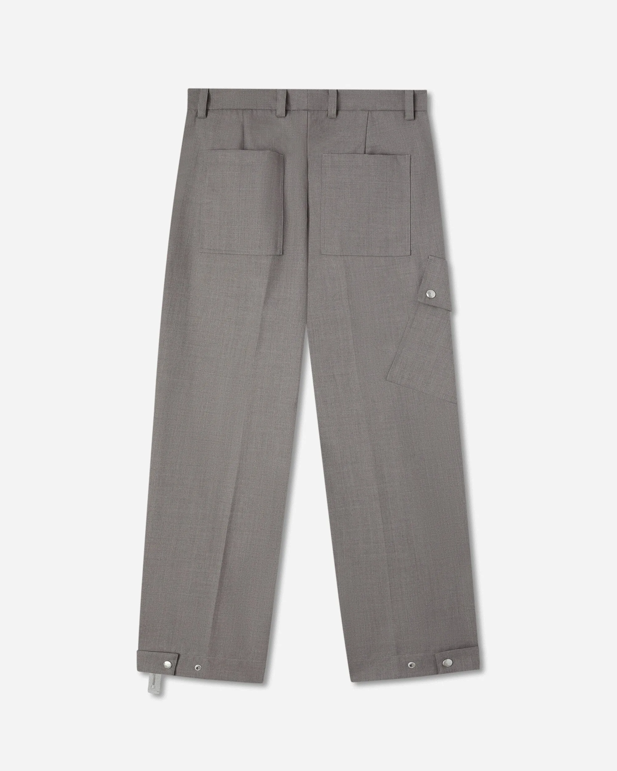 Men'S Combine Pants Gray Mid-Waist