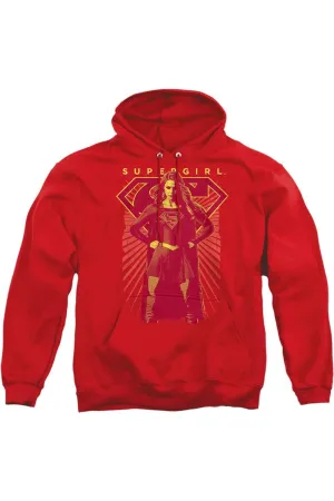 Pull Supergirl Prêt à Porter Adulte avec Capuche / Sweat à Capuche