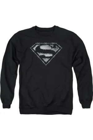 Pull à capuche adulte Superman en fil barbelé