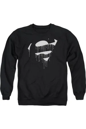 Pull à capuche adulte Superman avec motif dégoulinant