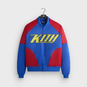 Superman | Kith Satin Bomber Jacket - Cyclone Satin Fabric