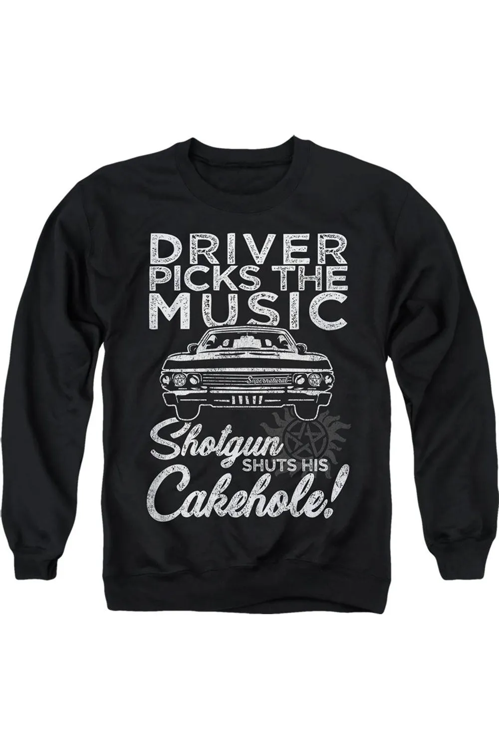 Pull à capuche adulte Supernatural Driver avec motif musical