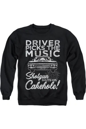 Pull à capuche adulte Supernatural Driver avec motif musical