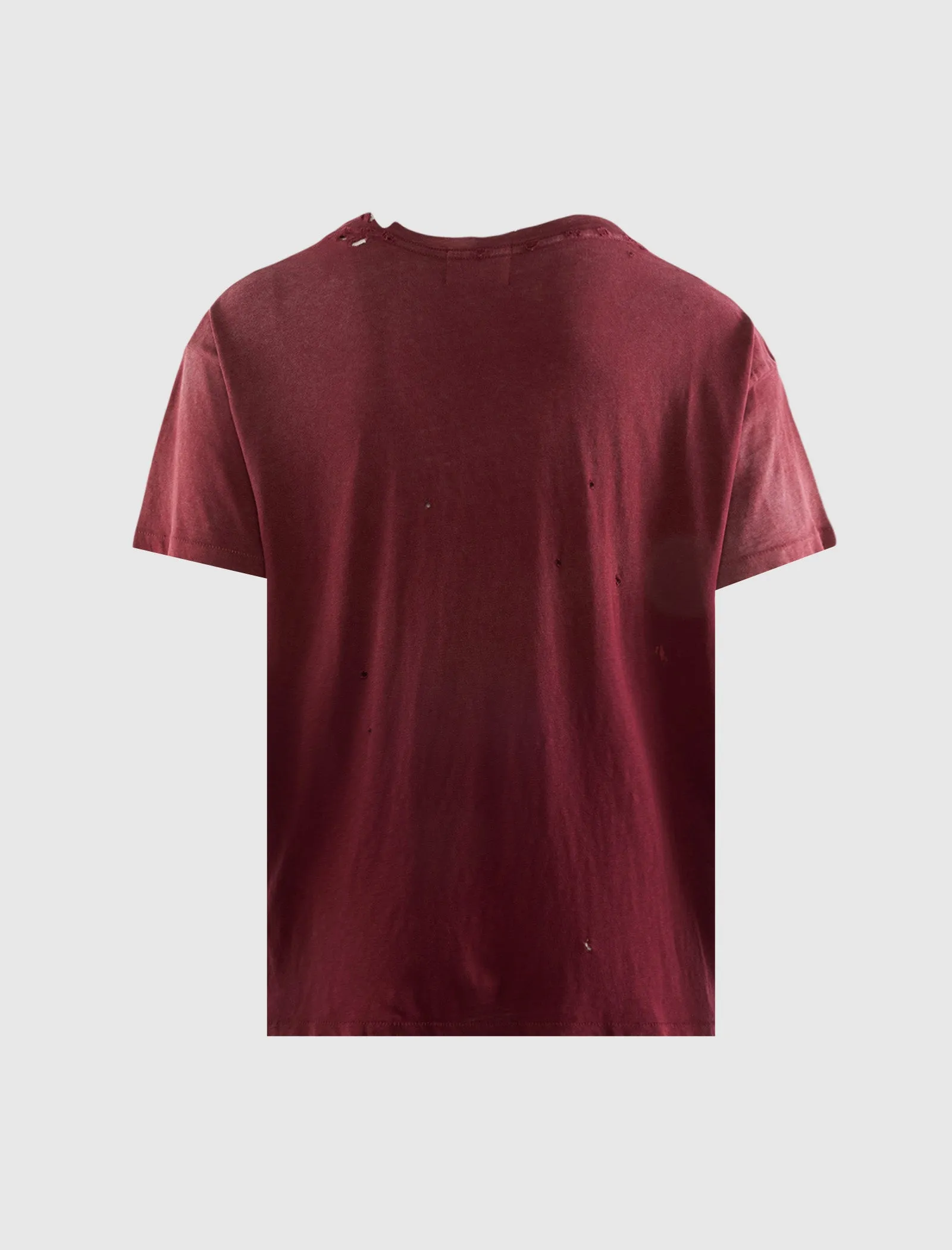Burning Church Tee Windproof Exterior Closed Neckline