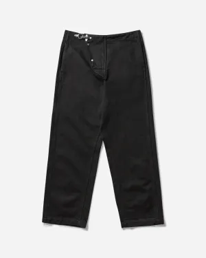 Men'S Hook Denim Trousers Black Iconic Design