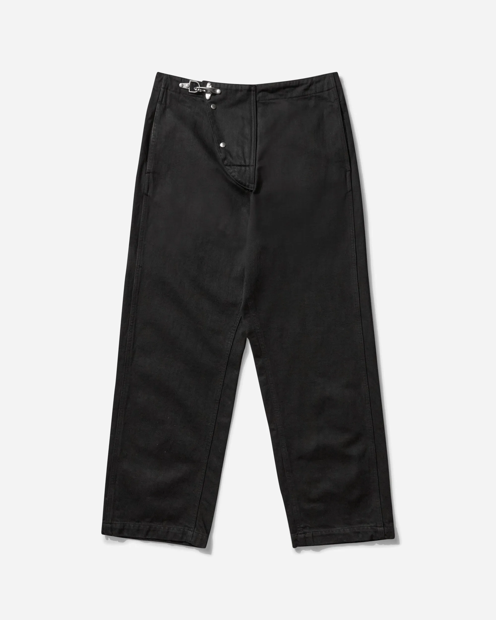Men'S Hook Denim Trousers Black Iconic Design