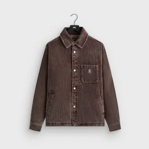 Kith Washed Corduroy Brixton Puffed Shirt Jacket - Saddle Comfortable With Different Sock Mixing And Matching Ways