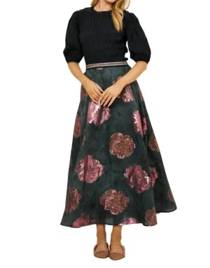 Jupe Swing En Rosa Noir