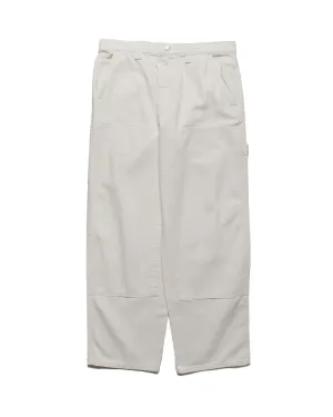 Stssy Work Pant Canvas Bone Tech Enabled Fringed Waist