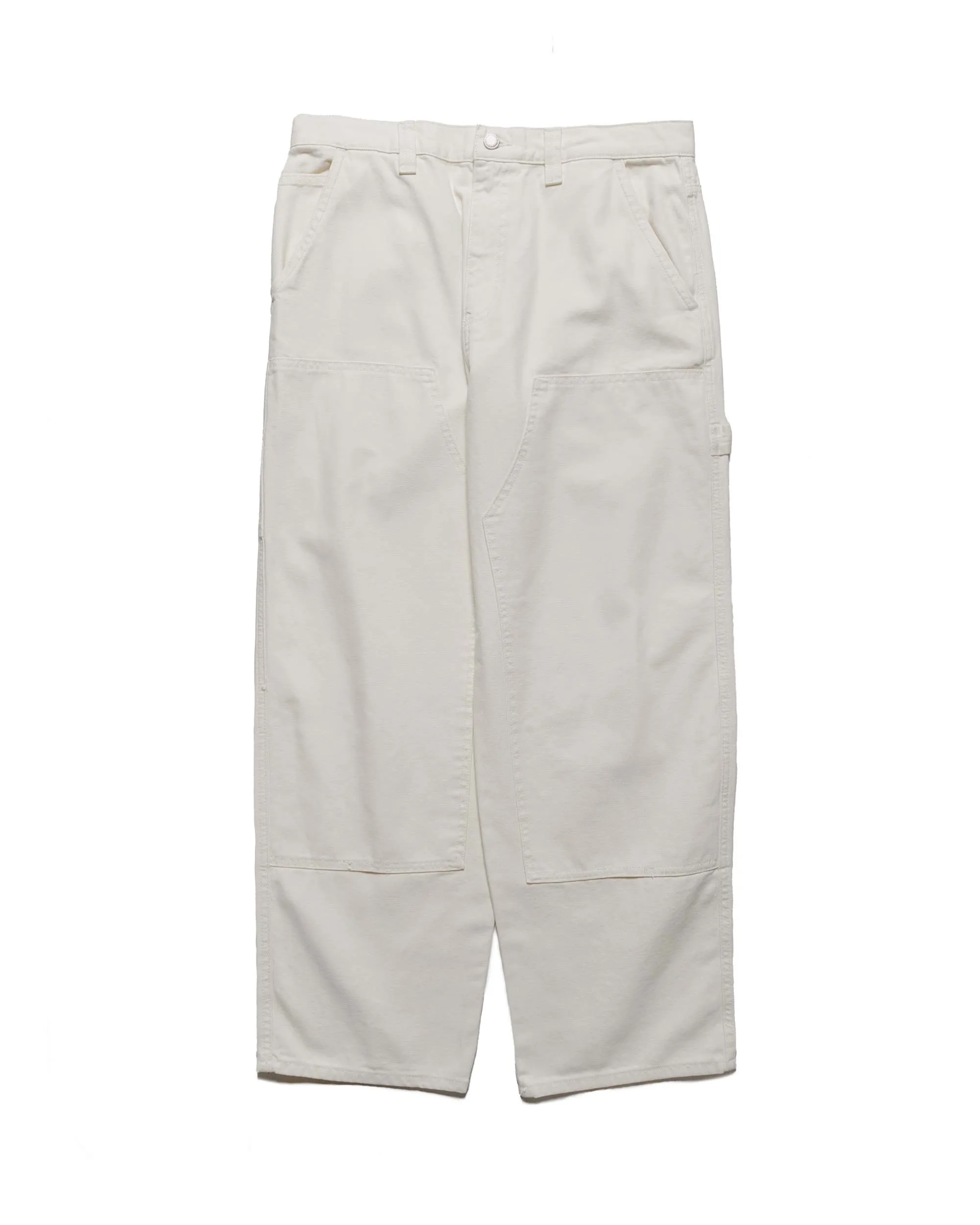 Stssy Work Pant Canvas Bone Tech Enabled Fringed Waist