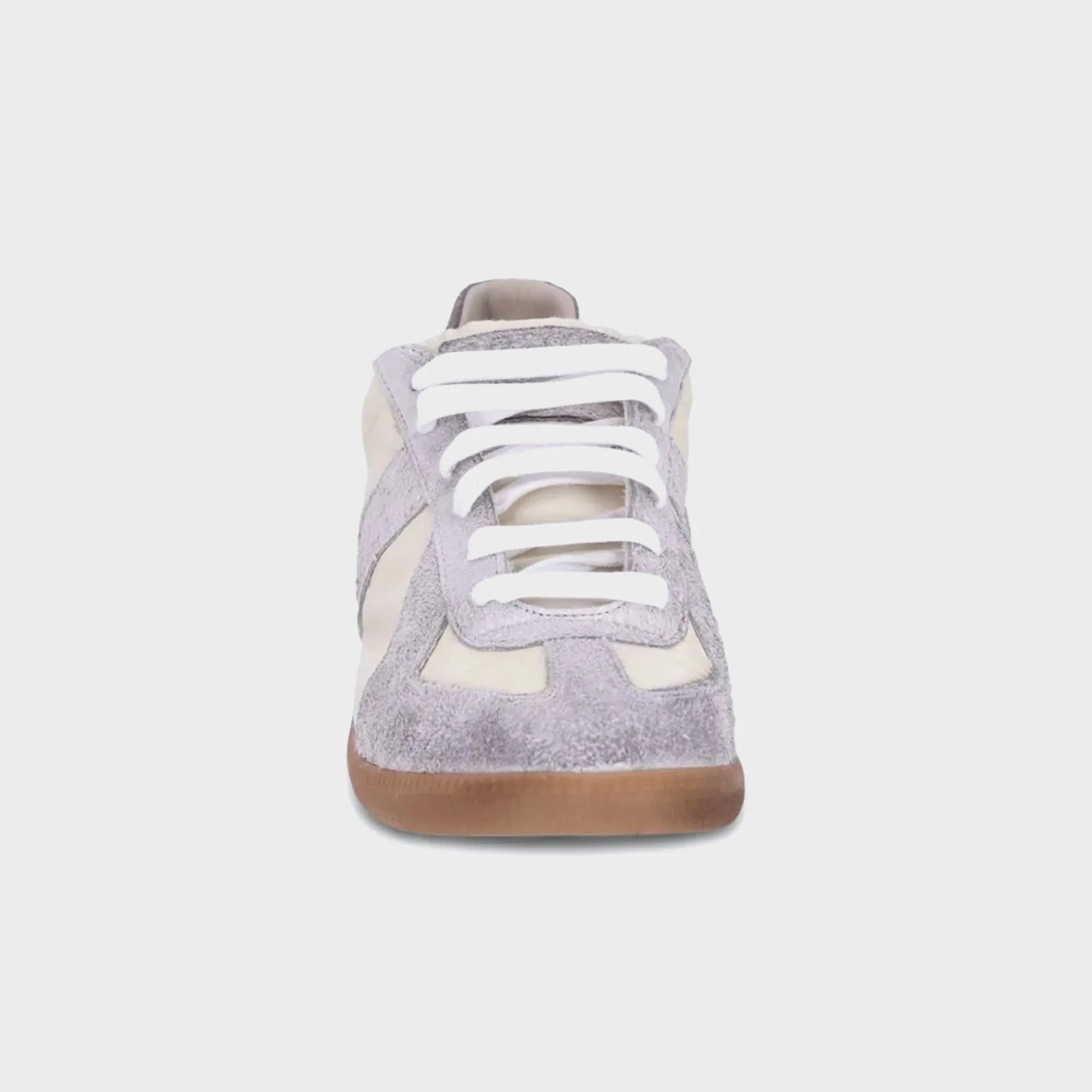 Comfort Alleyways Maison Margiela Wmns Replica Sneaker - Lemon / Grey