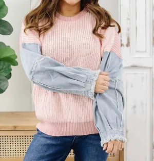 Pull-over Take The Leap - Plus en rose