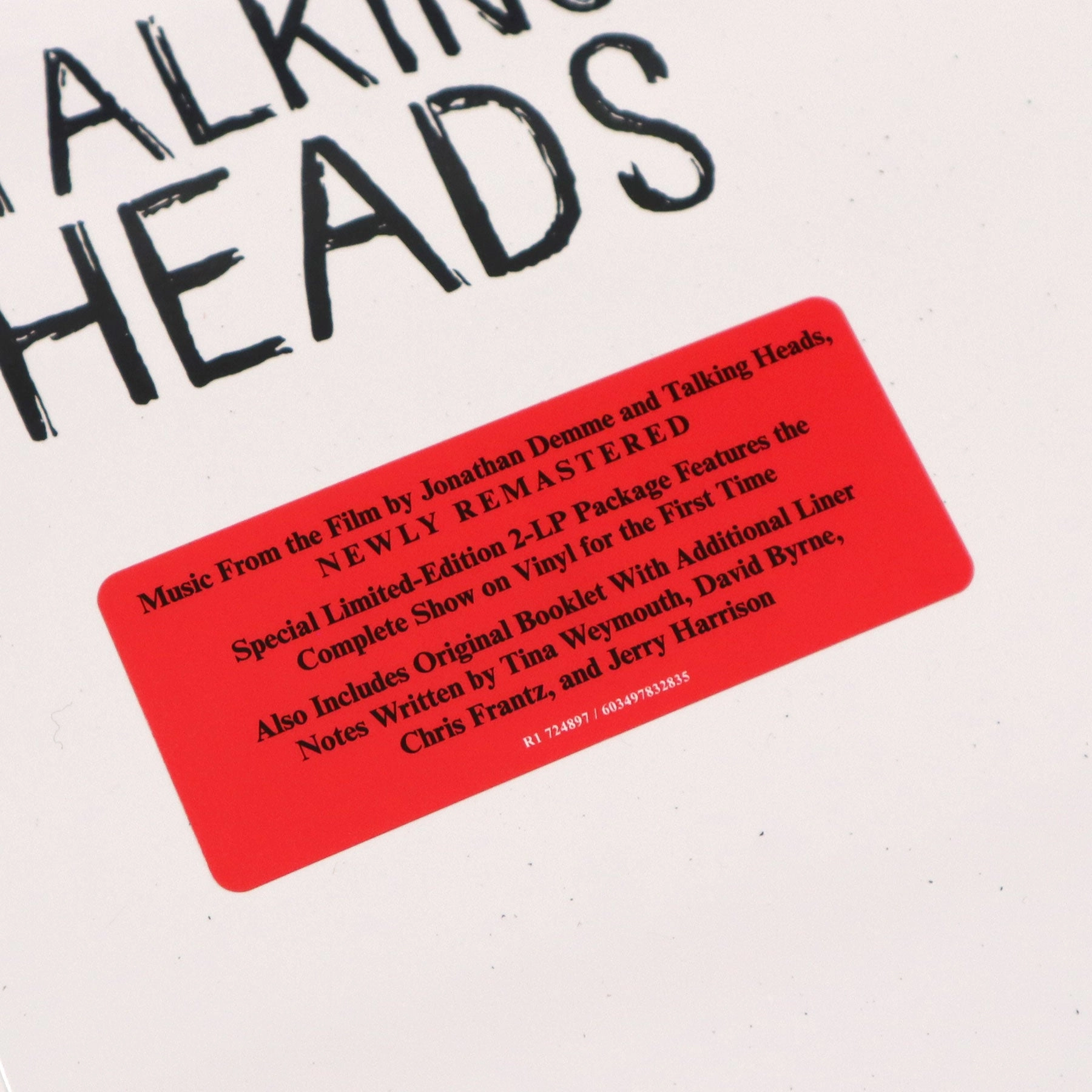Talking Heads: Stop Making Sense - Deluxe Edition Vinyl 2LP