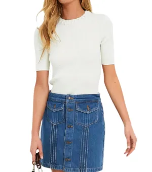 Pull Tami en écru