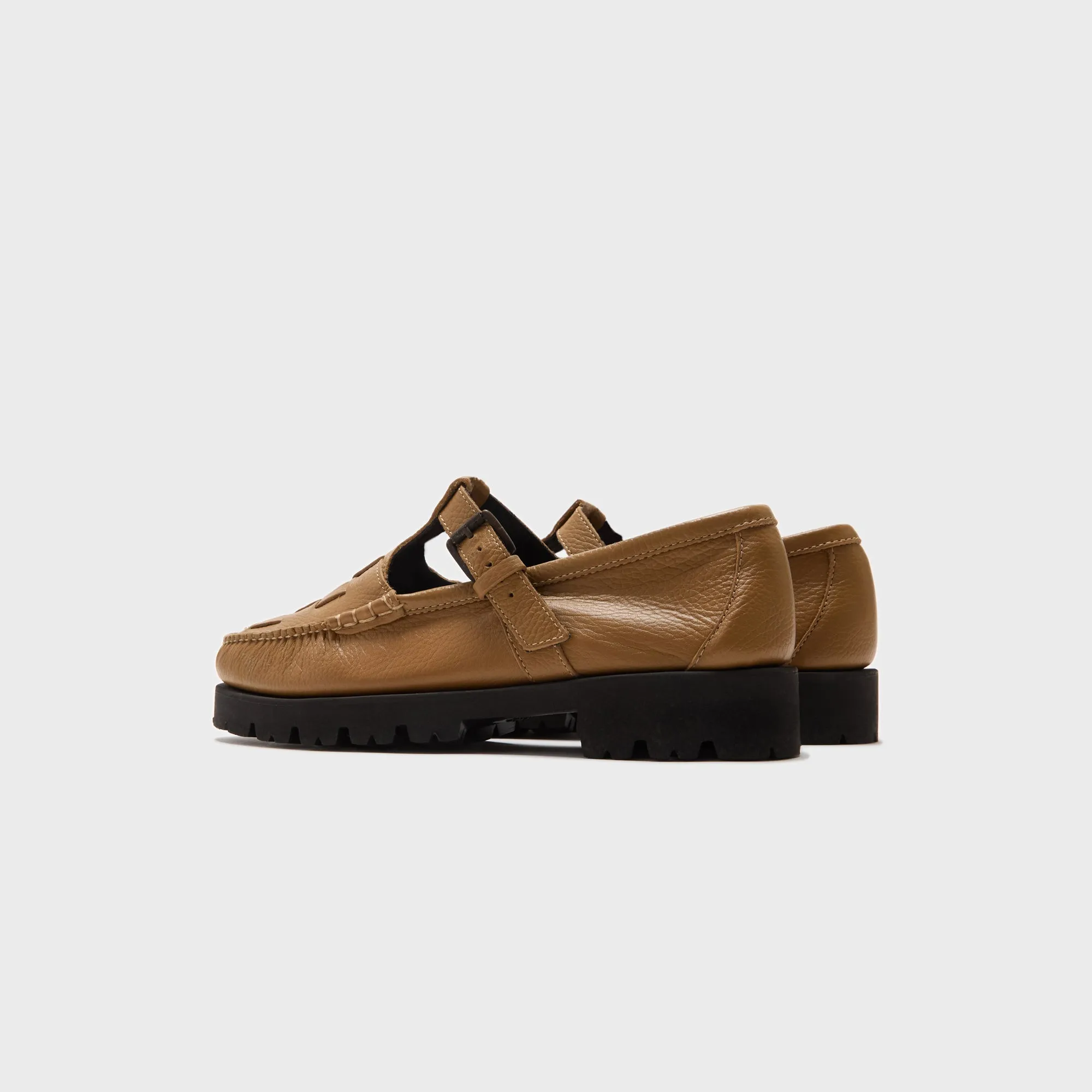 Comfortable Wearability Value G.H. Bass Mary Jane Fisherman Super Lug - Brown