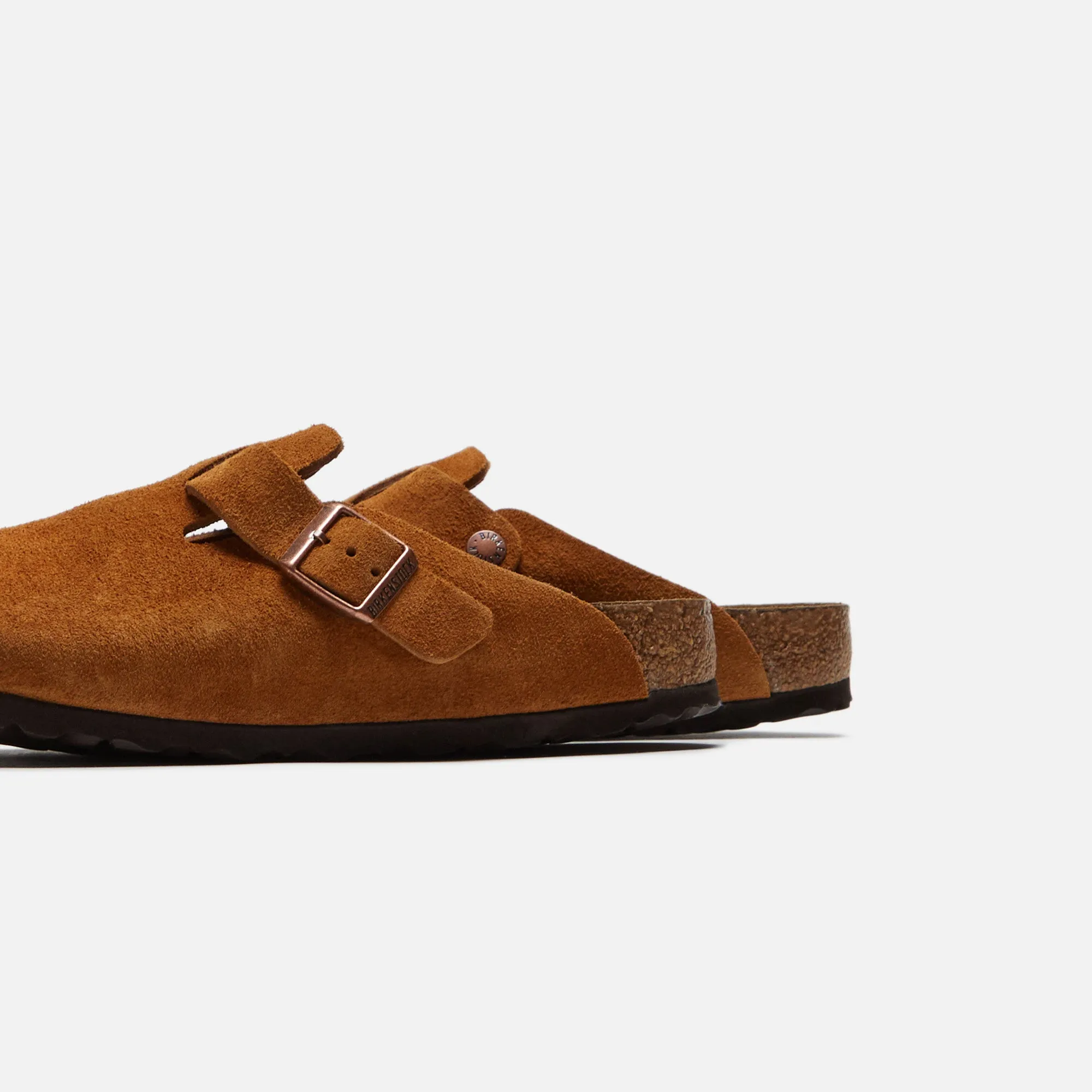 Long Term Durability Design Birkenstock Boston Suede - Mink