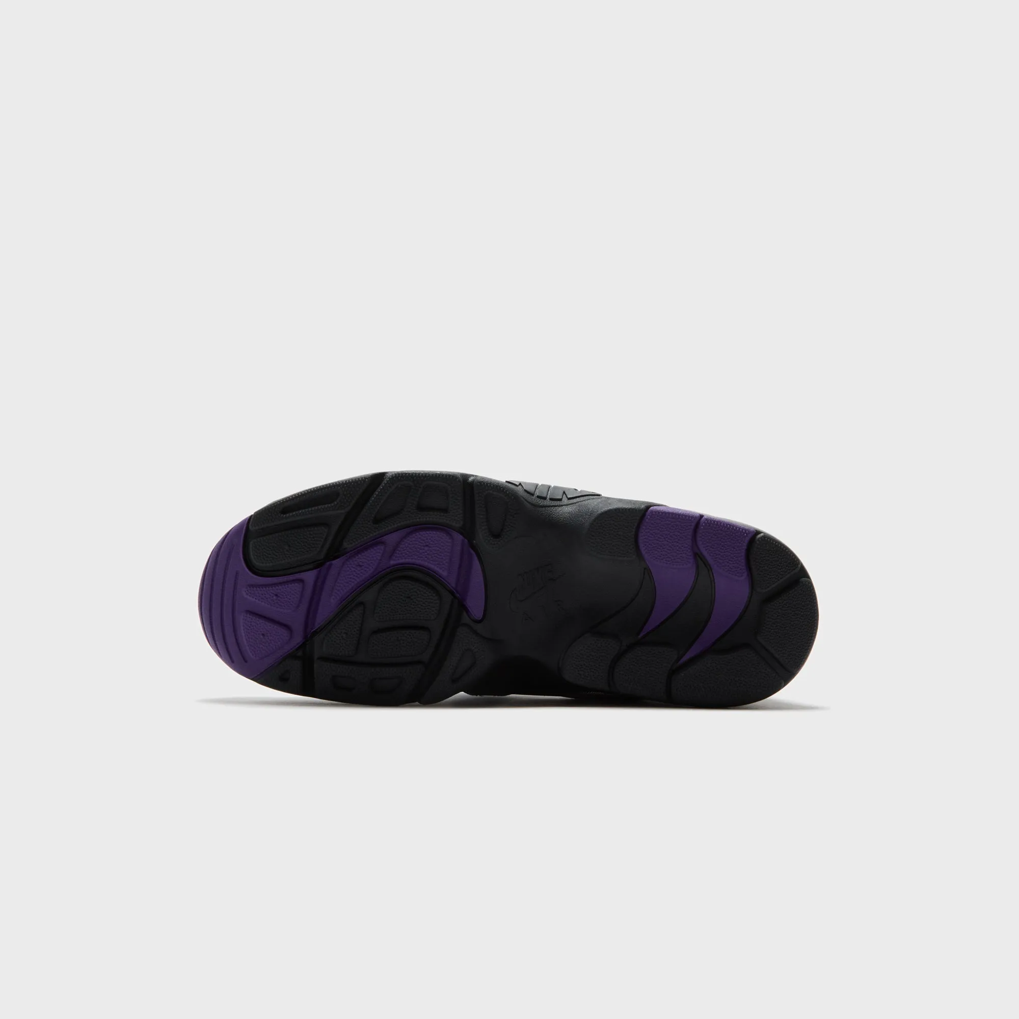 Nike Air Diamond Turf - Black / White / Club Purple / Metallic Comfort Tongue Pad Comfort Fit Straps Design Build