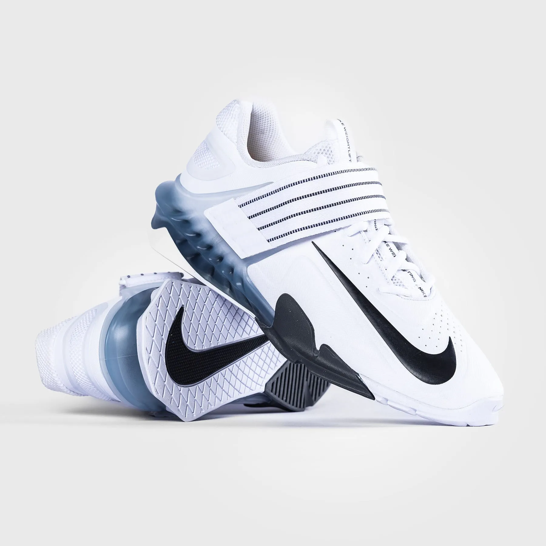 PU Components Padded Collar Pad Pad Nike - Savaleos Weightlifting Shoes - White/Black-Iron Grey