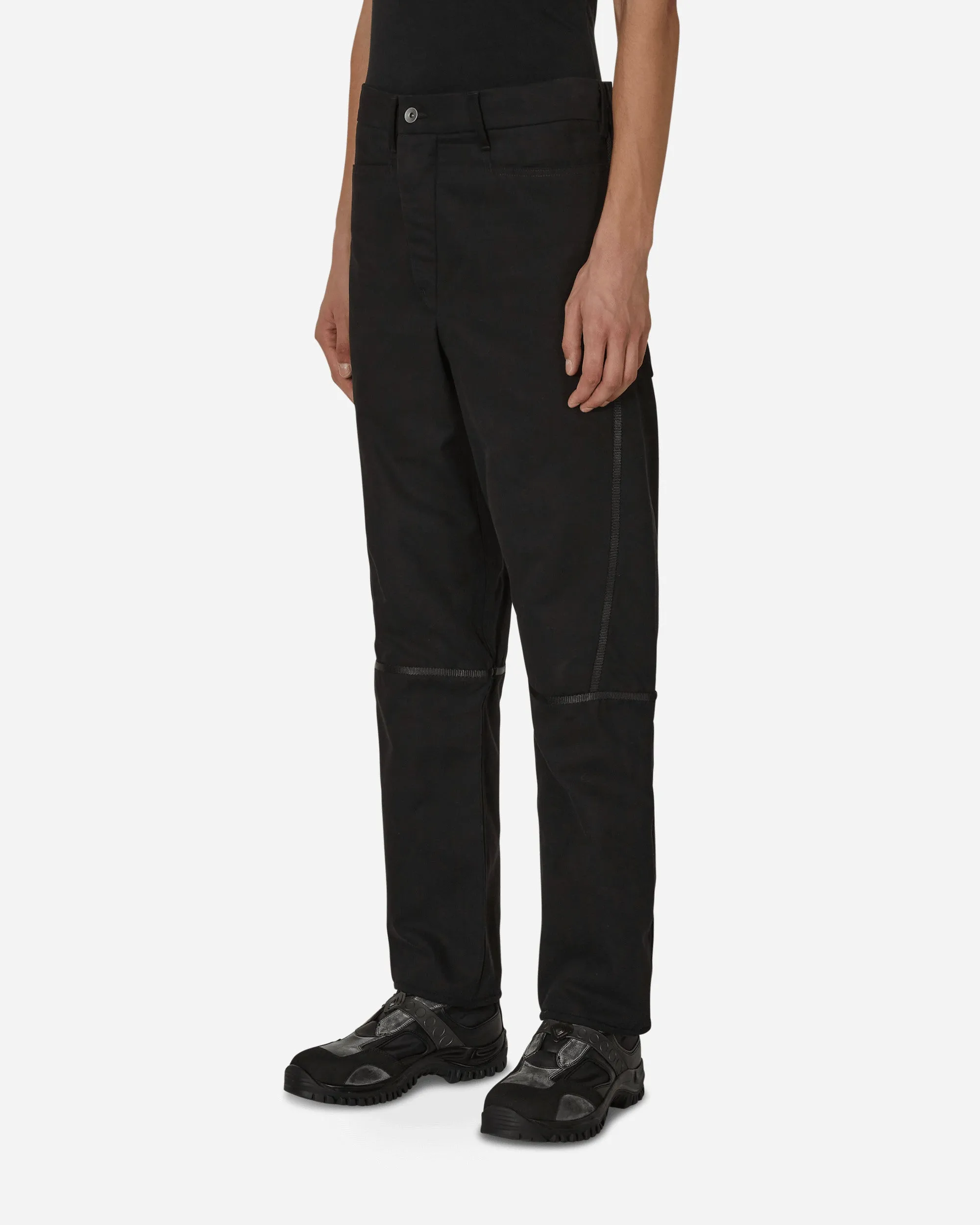 Taped Trousers Black Long - Sleeve Feature Brand Flocked Finish Packaging