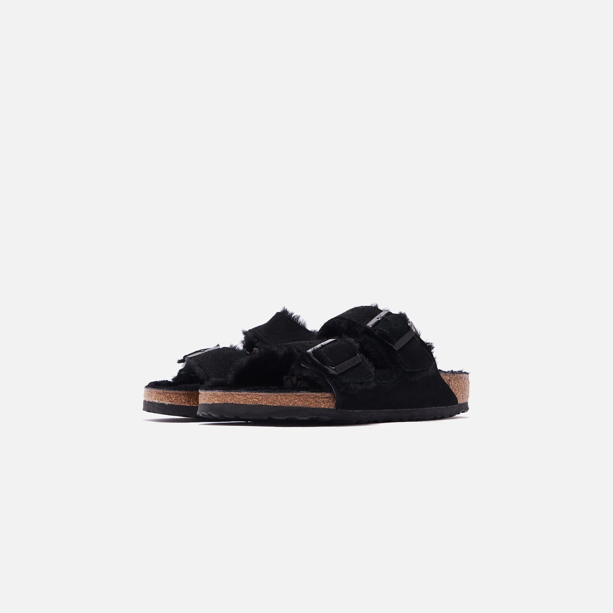 Birkenstock Arizona Shearling - Black Sports Sneakers Self-Rebound