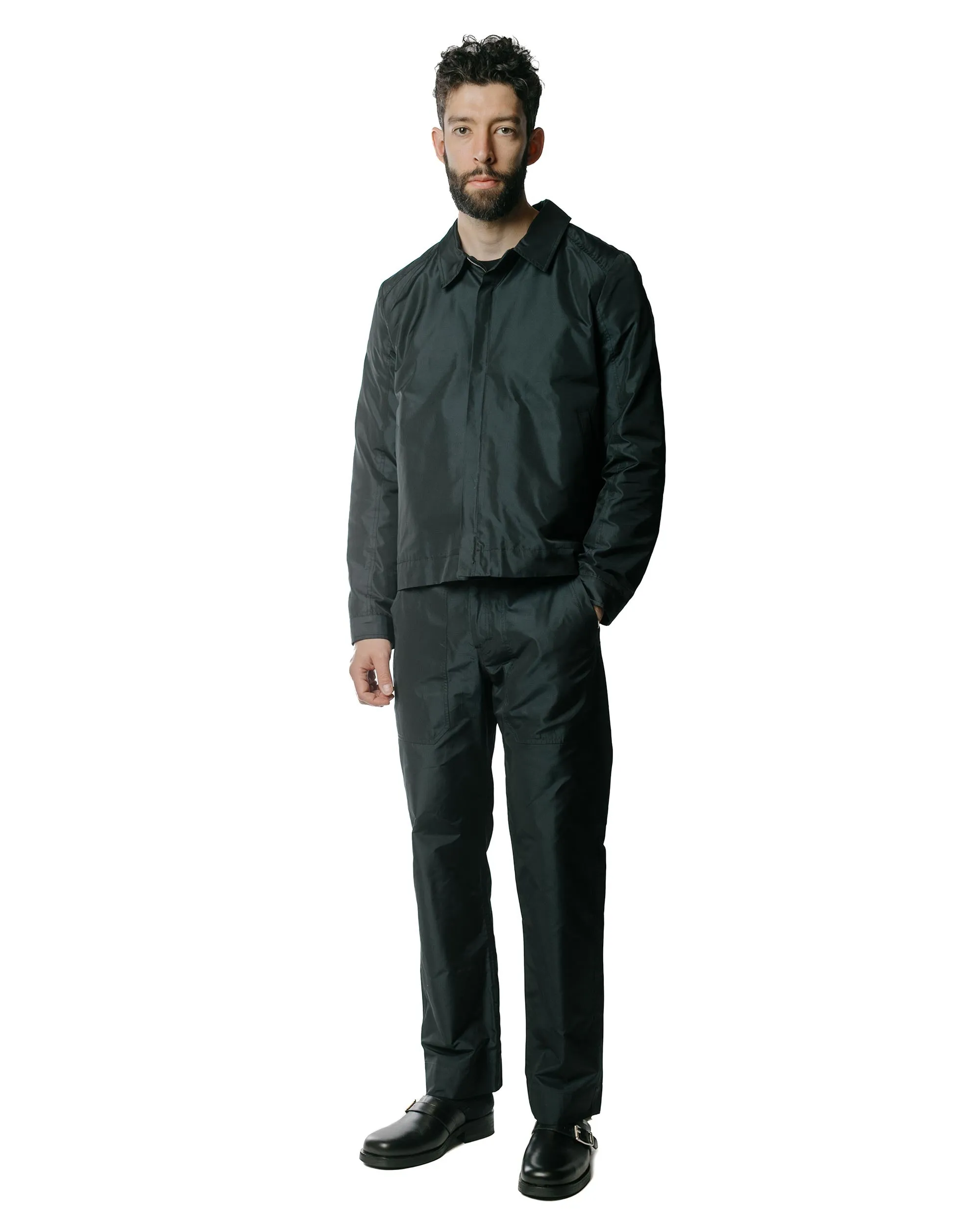 Brand Glitter Lamination Wanze Straight Leg Baker Pant Radzimir Black