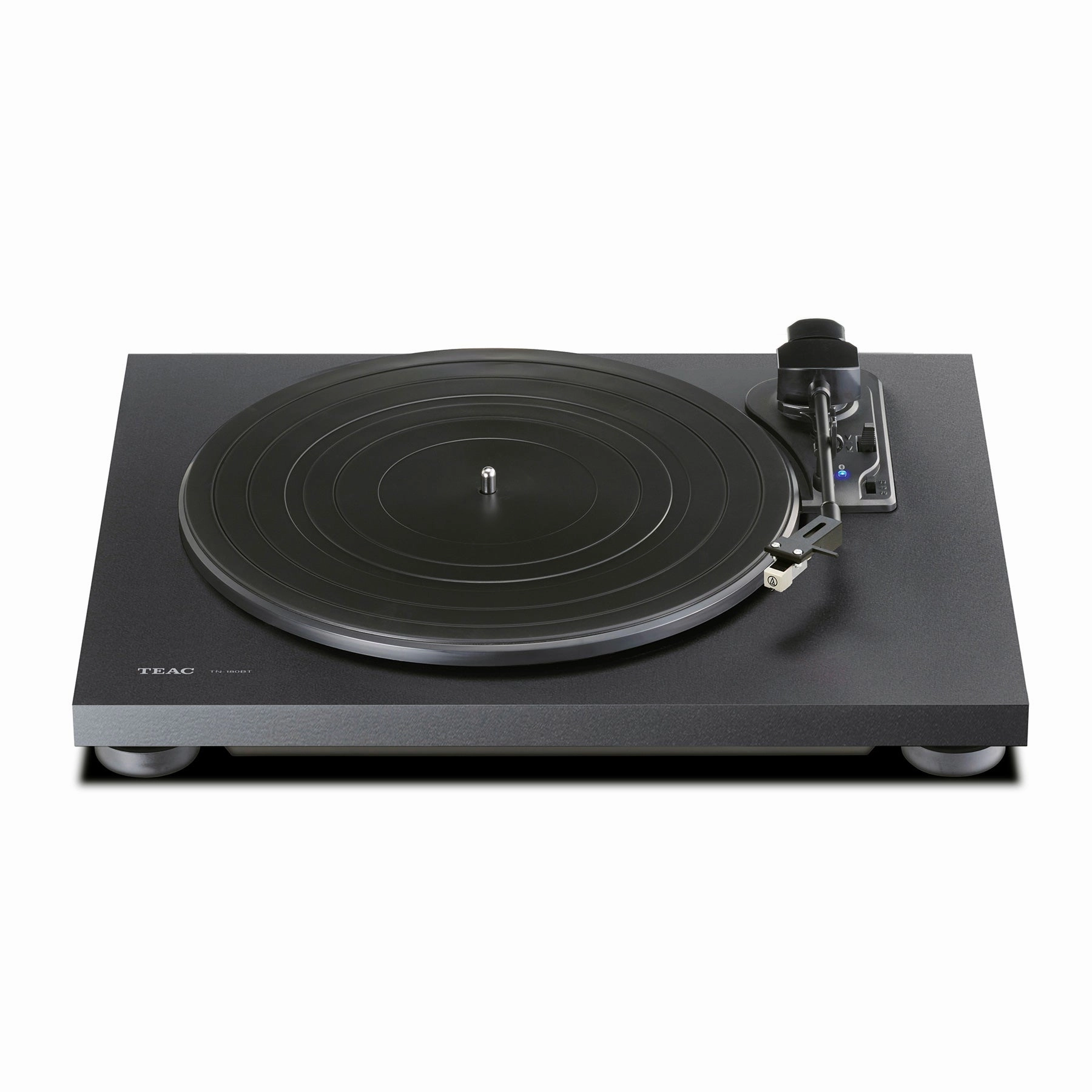 Teac: TN-180BT Semi-Automatic Turntable w/ Bluetooth - Matte Black hi-fi digital music server,hi-fi speaker wall mount,hi-fi amp upgrade