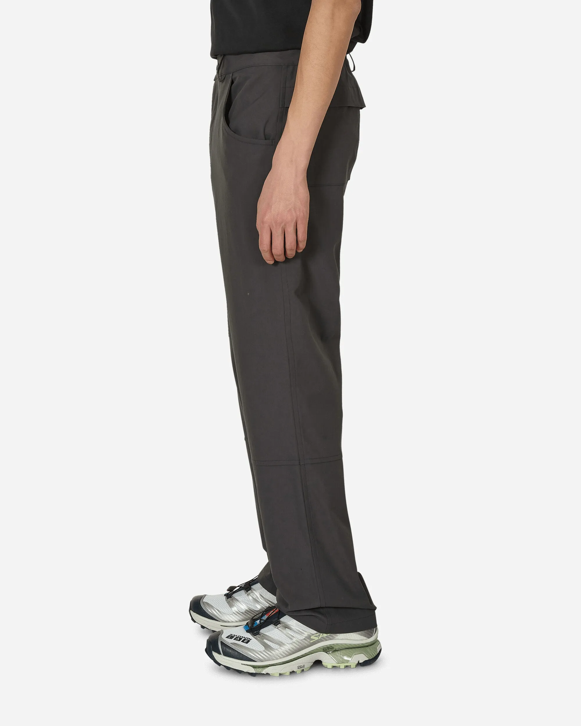 Tech Canvas Cut Pant Convoy Grey Wingtip Collar Anti-Fading