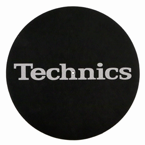 Technics: Classic Logo Slipmats - Metallic Silver / Pair hi-fi DAC amp combo,hi-fi speaker impedance matcher,hi-fi RCA switch