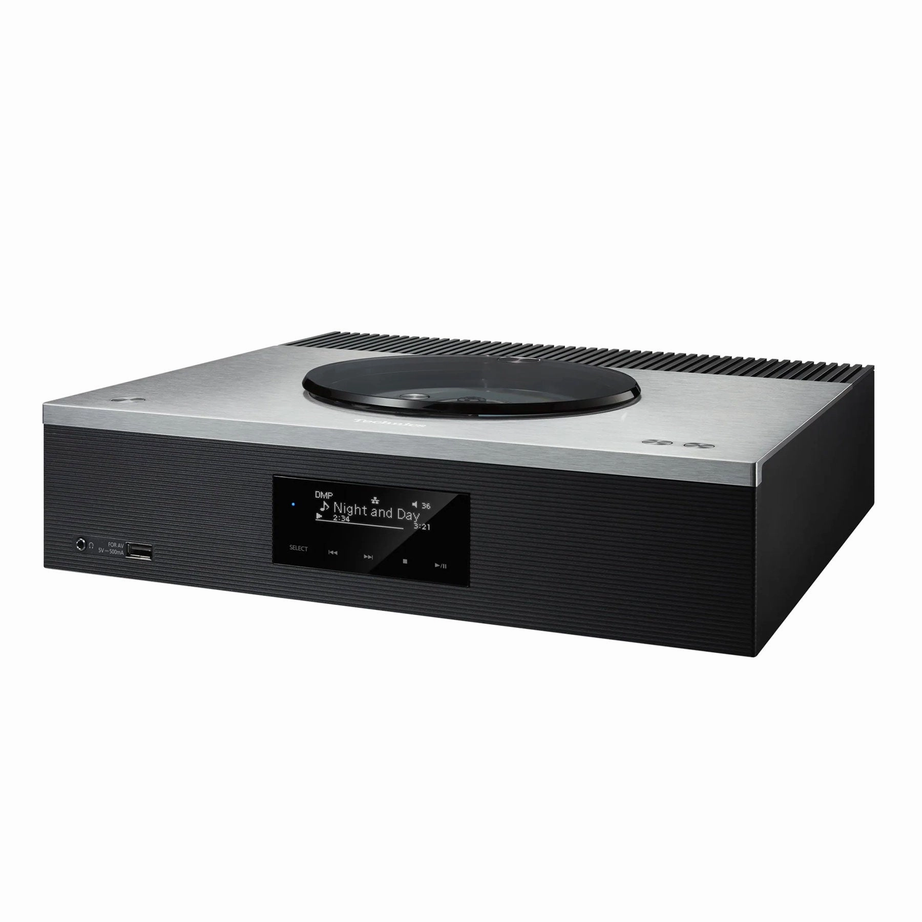 Technics: SA-C600 Network Digital Streaming Amplifier / CD Player - Silver hi-fi DAC amp combo,hi-fi speaker impedance matcher,hi-fi RCA switch