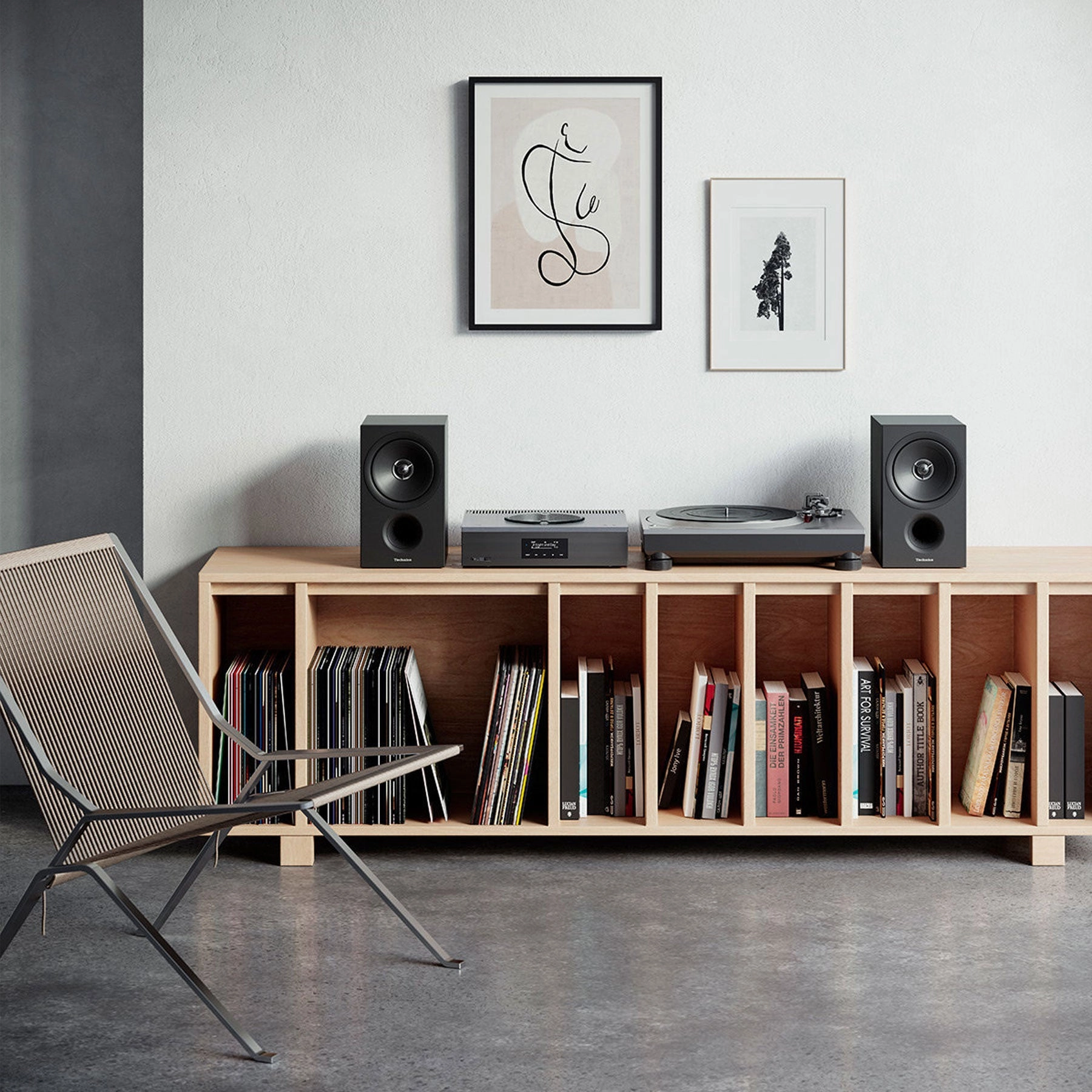 Technics: SB-C600-K Premium Class Bookshelf Speakers - Pair / Black