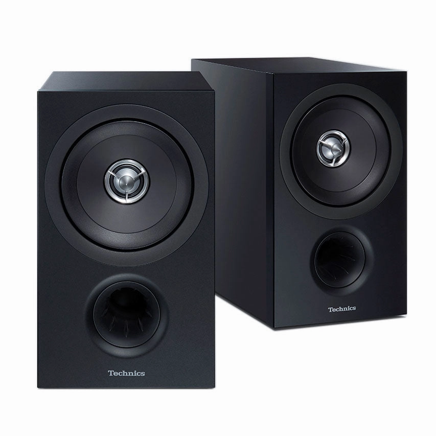 Technics: SB-C600-K Premium Class Bookshelf Speakers - Pair / Black hi-fi DAC amp combo,hi-fi speaker impedance matcher,hi-fi RCA switch