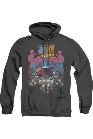 Teen Titans Go To The Movies Sweat à capuche adulte éclatant Heather