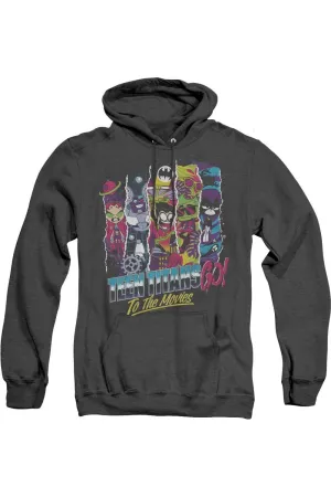Teen Titans Go To The Movies To The Movies Sweat à capuche adulte Heather