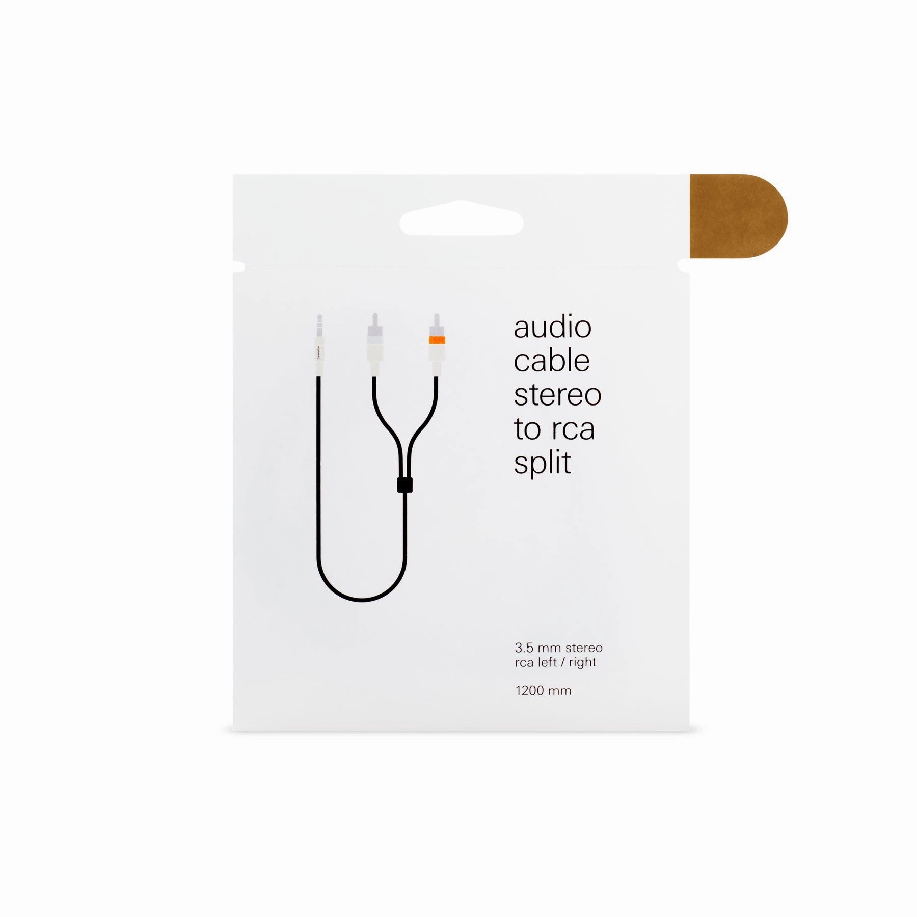 Teenage Engineering: Textile Audio Cable - 3.5mm to RCA (4 ft / 1200mm)