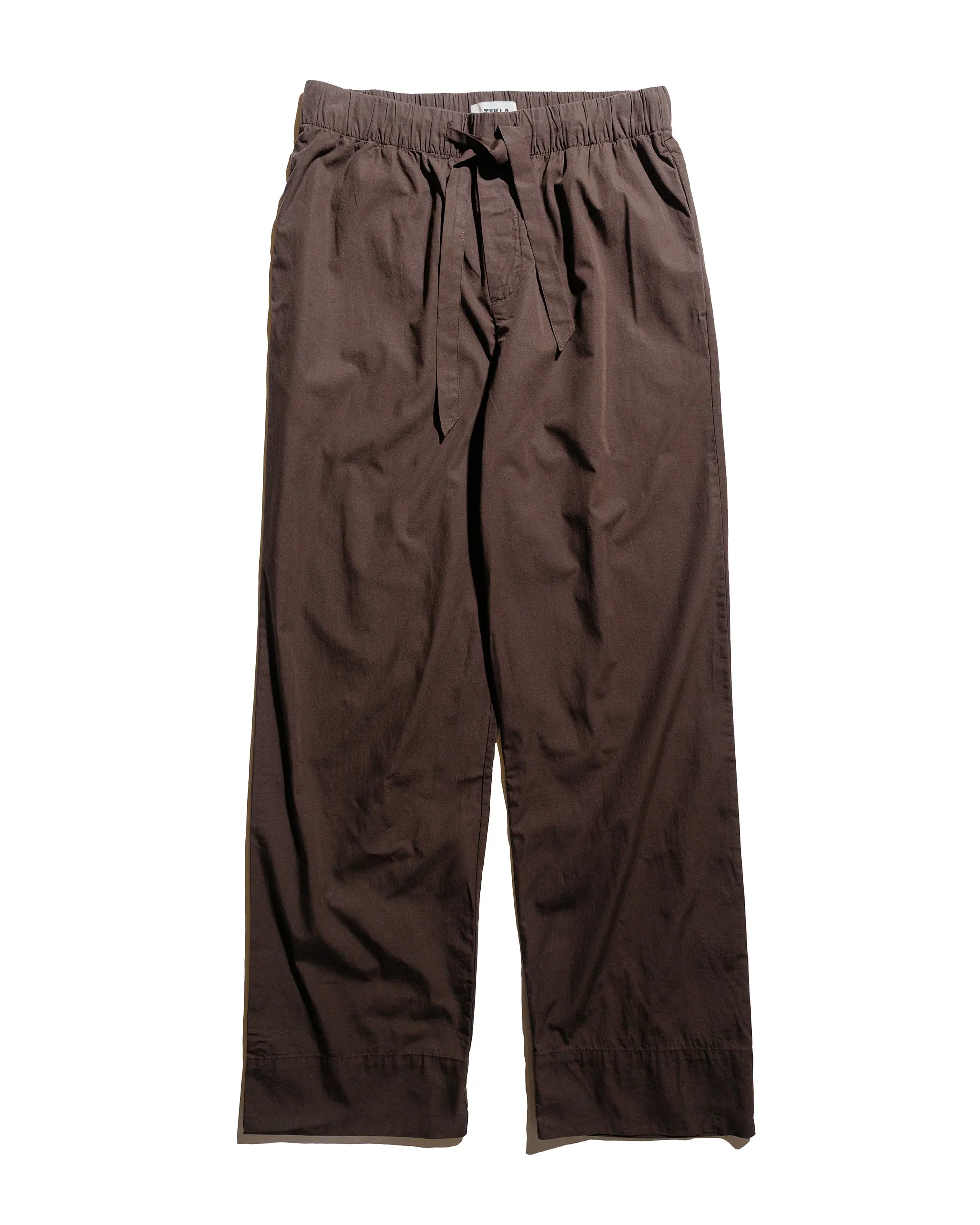 Sports Feature Tekla Poplin Pyjama Pants Coffee